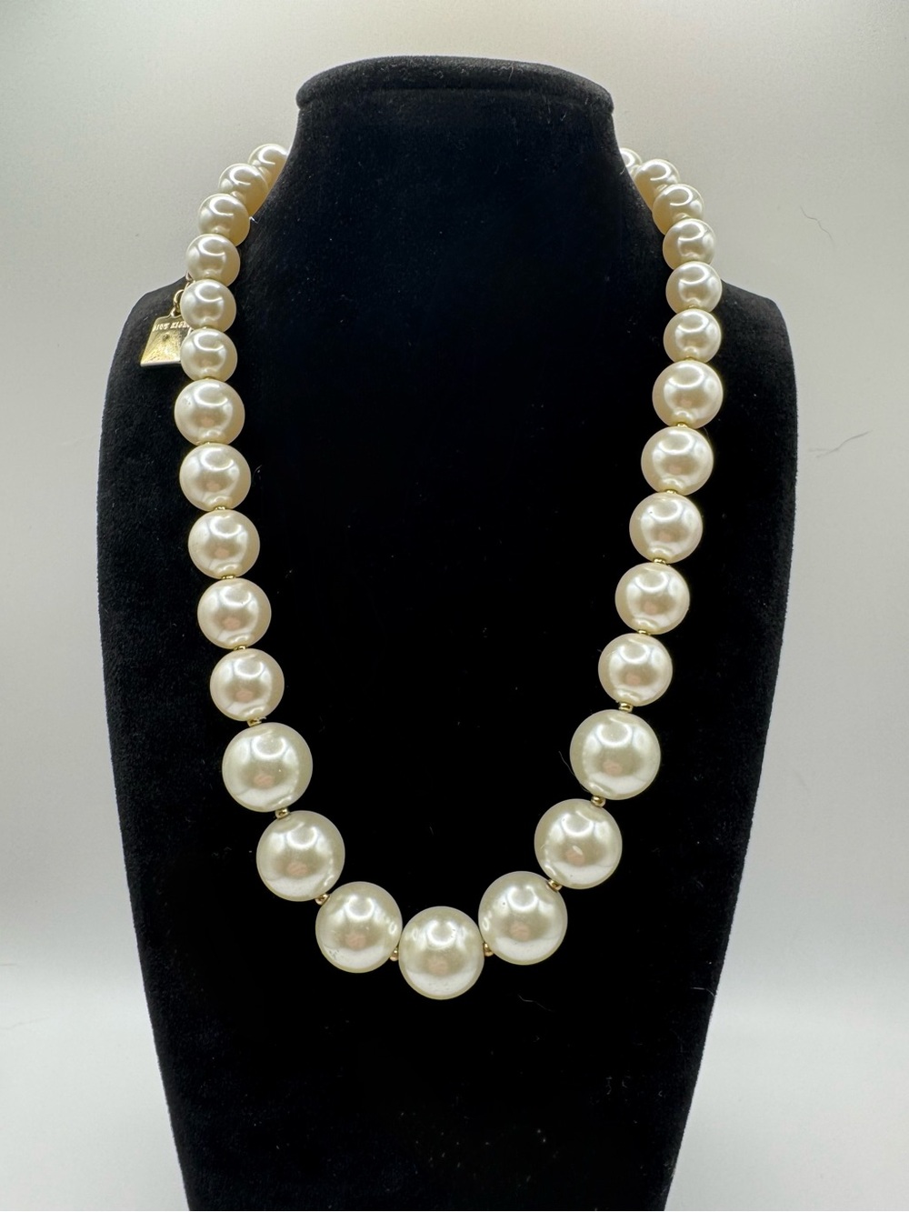 Anne Klein Graduated Faux Pearl Necklace